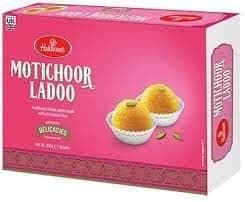 Haldiram Mithai Motichoor Ladoo 300G 1 Packet