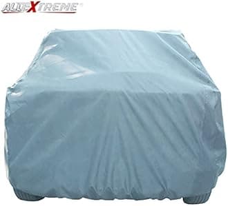 Allextreme AK7001 Car Body Cover Compatible with Maruti Suzuki Alto K10 Custom Fit Dustproof UV Heat Resistant Indoor Outdoor Body Protection (Grey Without Mirror)