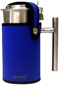 JavaJug2 with blue Javajacket for the AeroPress