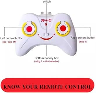 Flying Helicopter with Radio Remote Control and Hand Sensor Charging Helicopter 2 in 1 Toys with 3D Light Toys I Remote Control Helicopter - Pack of 1 - RED Colour