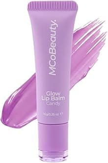 Glow Lip Balm - Nourishing Tint for Luscious Feeling - Vegan, Cruelty Free Cosmetics - Candy - Lip Balms & Moisturizers, Stocking Stuffers for Teen Girls