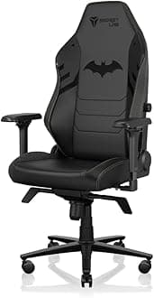 SecretlabTITAN Evo Dark Knight Gaming Chair - Reclining, Ergonomic, Comfortable Computer Chair with 4D Armrests, Headrest & Lumbar Support - Regular - Black - Leatherette