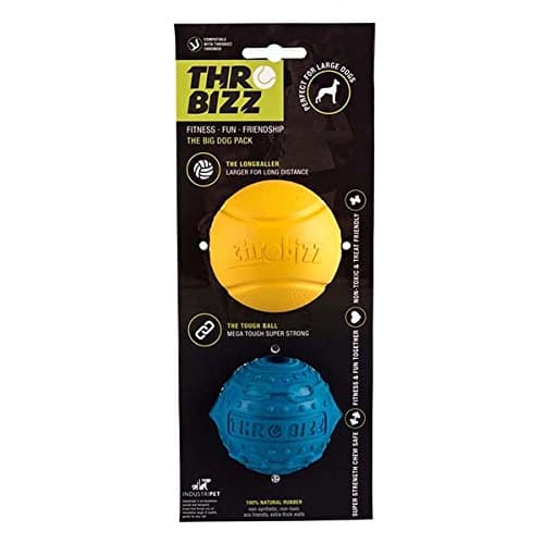 THROBIZZ Big Dog Ball 2 Pack