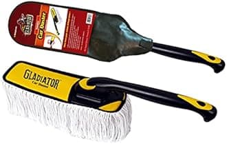 Formula 1 615026 Carnauba Paste Wax (230 g) & Bergmann Gladiator Twister Car Duster (with Wax-Baked Cotton Strands)