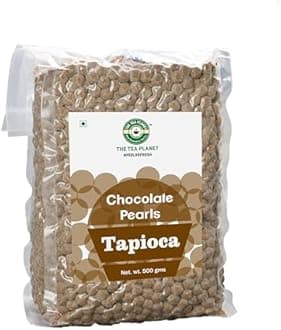 Tea Planet Tapioca Pearls – Chewy Treat for Bubble Tea, Desserts, and More | ...