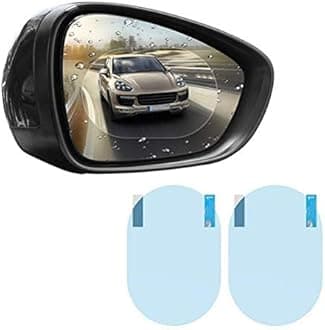 QAWACHH Universal Waterproof Anti Fog Car, Sport-Utility-Vehicles, Truck Rainproof Anti-Water Film Rear-View Mirror (Size-150-100mm) pack of 1
