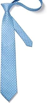 HISDERN Men's Plaid Dots Tie Woven Classic Necktie & Pocket Square Set