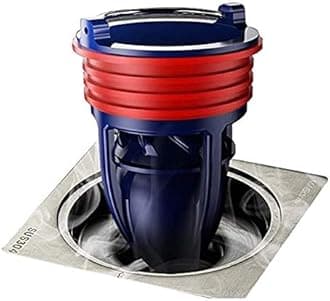 Shower floor drain backflow preventer one-way drain valve magnetic core insertion drain plug (1.10-1.77 inch aperture) (suitable for pipe depth of 2.56-4.13 inch) ((1.1-1.46in Hole) Depth 3.15in)