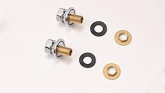 BWE Utility Sink Faucet with Sprayer, Commercial Faucet with Sprayer, 20" Height Wall Mount Kitchen Sink Faucet with Pre-Rinse Spray 8" Adjustable Center for Restaurant Industrial