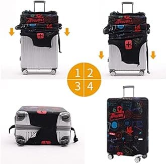 Travelkin Luggage Cover - Washable Suitcase Protector, Anti-scratch, Fits 22-32 Inch Luggage