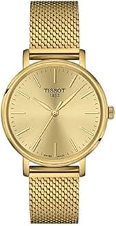 Tissot T1432103302100 Women's Wristwatch, Champagne Dial, gold, Quartz Watch
