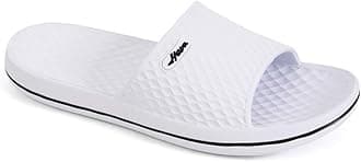 Men's Shower Slides - Non Slip Quick Drying Sandals for Men – Lightweight Pool Beach Bathroom Slippers Indoor Outdoor
