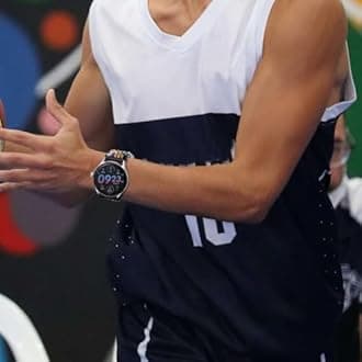 WOCCI 22mm Braided Nylon Watch Band for Men and Women, Quick Release, Silver Stainless Steel Buckle (Camo)