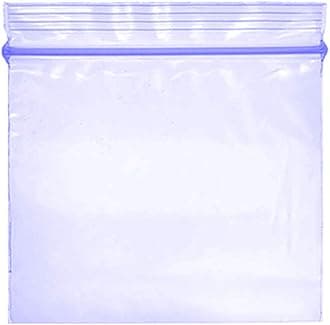 LIVERPOOL ENTERPRISES LTD Grip Seal Bags Zip Lock Bags Resealable Plastic Bags Baggies (30x30 mm (200 Pcs), Blue)