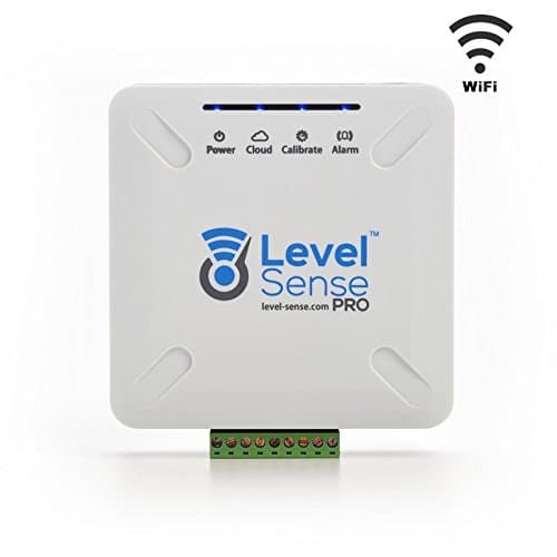 Level Sense PRO- Wi-Fi Enabled Sump Pump, Internal Self Recharging Battery, Temperature, Humidity, and Leak Detector. Displays Levels online.