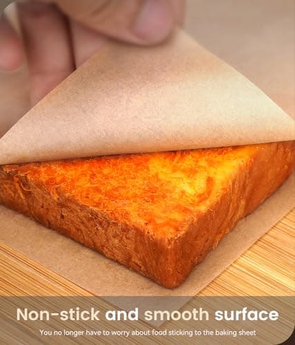 200 Pcs Parchment Paper Sheets, Unbleached Baking Parchment Sheets for Baking, 12x16 Inch Non-Stick Pre-cut Baking Paper Liners for Oven, Airfryer, Steam - Fit for Half Sheet Pans