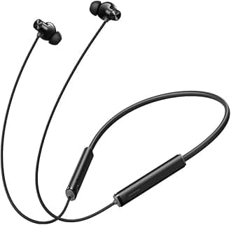 realme Buds Wireless 5 ANC in Ear Bluetooth Headphones,50dB ANC, 13.6mm Dynamic Bass Driver,360° Spatial Audio,45ms Low Latency,Upto 38hrs Playback,IP55 Rating,Dual Device Connection (Midnight Black)