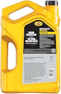 Pennzoil 550045217 5 quart 10W-40 High Mileage Motor Oil (SN Jug)