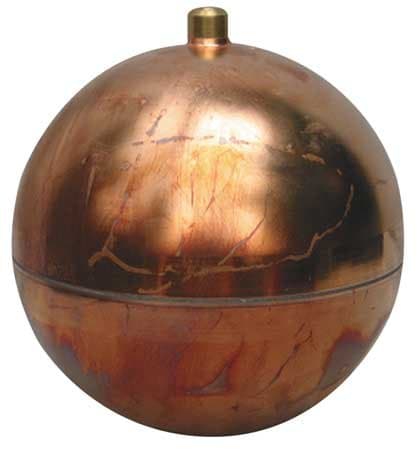 Float Ball, Round, Copper, 10 In