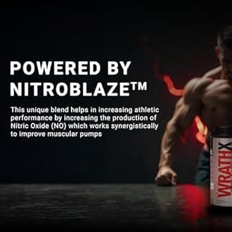 - Pre Workout WrathX Powder, Sour Green (30 Servings, 510g) | With Creapure, NitroBlaze & BioPerine
