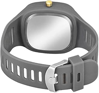 Square Dial Black Blue Grey White Analog Watches with Silicon Strap Stylish ADDI Designer Combo Watch for Mens & Boys