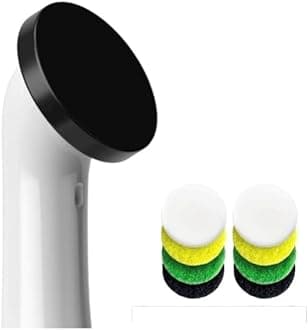 Household Cleaning Brush Heads - Electric Scrubbing Brush Accessory - Home, Kitchen & Bathroom - Removes Mould & Cleans Grout (Scrubbie Starter Pack)