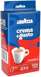 Lavazza Crema e Gusto Ground Coffee, Italian , 8.8-Ounce Bricks ( (pack of 8) by N/A