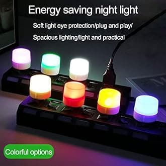 Mini LED Night Light for Kids, USB Night Light Soft Light Light-transmitting Lampshade Decorative Desktop Decoration Long Service Life Ambient Light Night Lamp for Bedroom Warm White