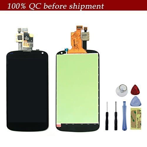 For LG Nexus 4 E960 Generic OEM Full Set LCD Screen Replacement Digitizer Assembly Display Monitor Touch Panel Black + Free Repair Tool Kits