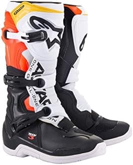AlpinestarsUnisex-Adult Tech 3 Boots Black/White/Red/Fluo Yellow Sz