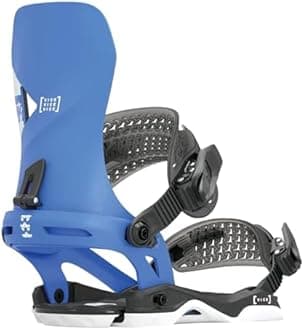 Rome Snowboards Mens Vice Asymwrap Snowboard Bindings - 2023/2024 Blue | Medium/Large