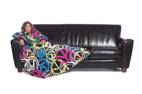 Blanket with Sleeves, Red, Large