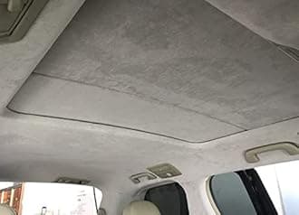 Suede Headliner Fabric 60"×72" with Foam Backing Car Roof Replacement Material Micro-Suede Headliner Fabric for Automotive RV Boat Home DIY Project Repair 60" Wide, Gray