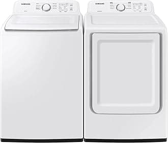 Samsung WA40A3005WPR White Top Load HE Washer/Dryer Pair
