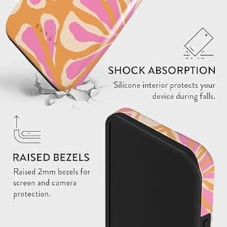 BURGA Phone Case for iPhone 15 - Cute, Trendy, Aesthetic, Pattern Phone Cover, Hard Shell Protection - fits Apple iPhone 15 Case for Women and Men