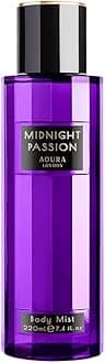 Aoura London Midnight Passion Body Mist 220ml | Fresh Floral Long Lasting | Daily Wear Fragrance Spray for Women 200ml