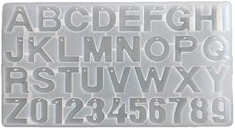 ARTOOL Alphabet Shape Resin Art Mold Creative DIY Multipurpose A to Z and Numerics Keychains Pendant Art and Craft Making Kit Silicone Epoxy Resin Art Mould (A33)