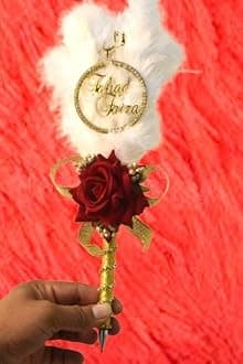 Customised Combo Of Nikah Nama Booklet (White) With Nikah Nama Booklet Box And Nikah Sign Qubool Hai Pen Wedding Gift (3, White)