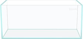 53 Gallon Rimless Aquarium, Ultra Clear Glass Low Iron Rectangular Large Fish Tank L39.3×W17.7×H17.7 Inches Thickness 10mm with EVA Foam Leveling Mat