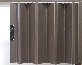 PVC Folding Door (Sliding Door) (Light grey, W95CM x L200CM)