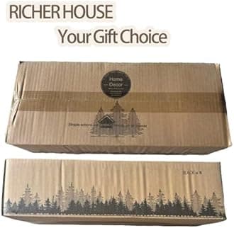 RICHER HOUSE 5 Set Floating Wall Mounted Shelves, Black Shelves for Wall Decor, Modern Picture Ledge Shelf with Lip for Storage, Nursery, Bedroom, Living Room, Bathroom - Black