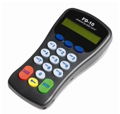 FIRST DATA FD-10C USB PIN-PAD DEBIT CARD KEYPAD & READER