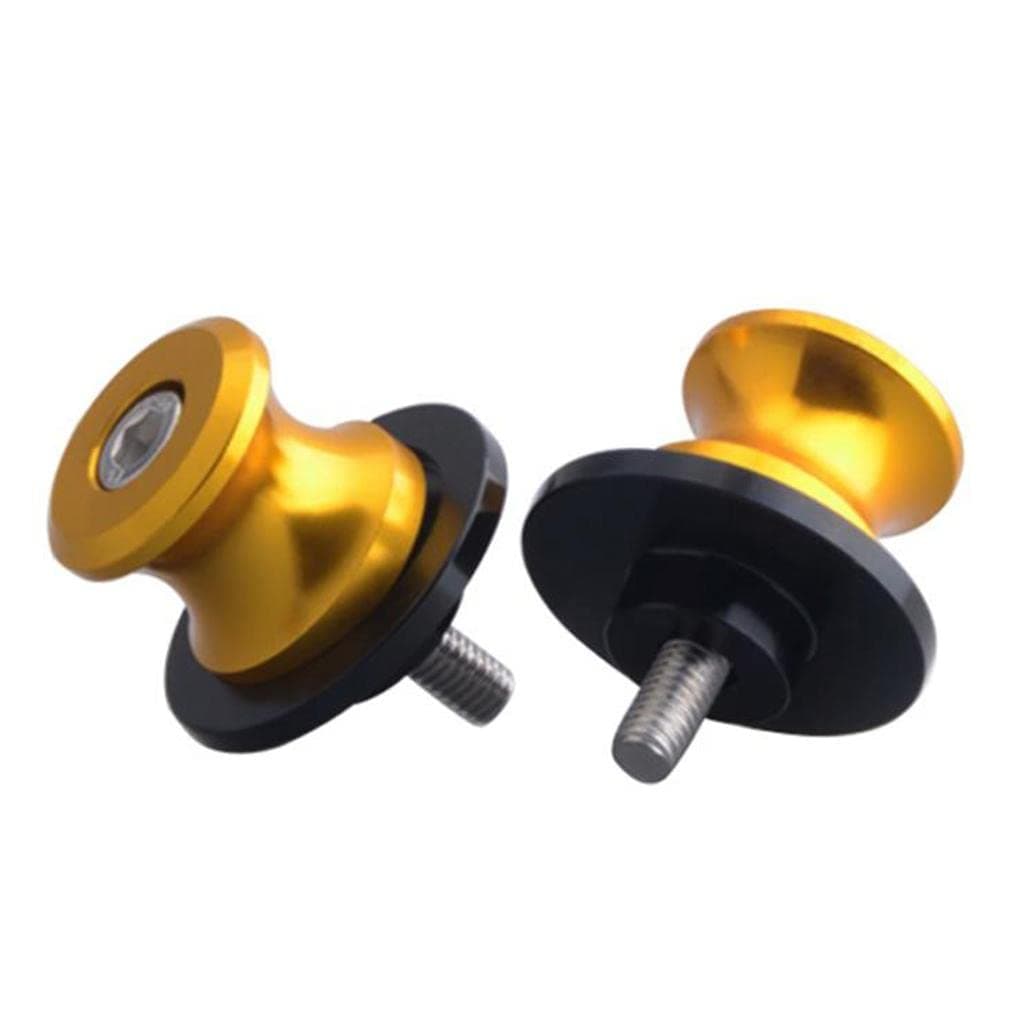 ELBME Universal Frame Stand Screw Swing Arm Spools Slider M6 Golden