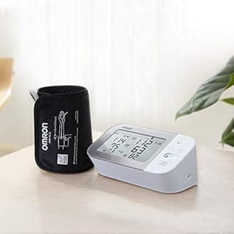 HEM 7361T Bluetooth Digital Blood Pressure Monitor with AFib Indicator and 360° Accuracy Intelliwrap Cuff for Most Accurate Measurements (White)