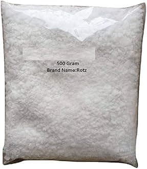Rotz Drain Cleaner Chemical Dry Powder For Clogged Drains, Sinks & Pipes (500 g) caustic soda, sodium hydroxide,lye,drain cleaner,Soap making,chimney cleaner,pipes opener & iron cleaner multipurpose