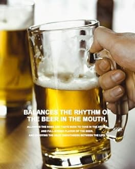 35 OZ Beer Mugs,Heavy Large Beer Glasses with Handle,Classic Beer Mug glasses,Style Extra Large Glass Beer Stein Super Mug