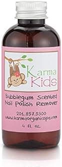 Karma Organic Kids Bubblegum Scented Nontoxic Natural Nail Polish Remover (4 fluid ounce)