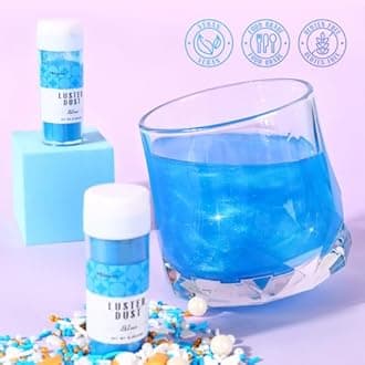 Blue Edible Glitter for Drink
