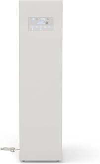 Equator 7.6cf Smart Steam Dryer Closet 4 Moving Hangers Quick20 Refresh Wrinkle Free in White