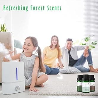 Fragrance Oils, MitFlor Woodland Scented Oil Set, Woody Forest Aromas, Essential Oils for Diffuser, Soap & Candle Making Scents, Aromatherapy Oil Gift Set, Pine Forest, Cedarwood, Frosted Fir and More